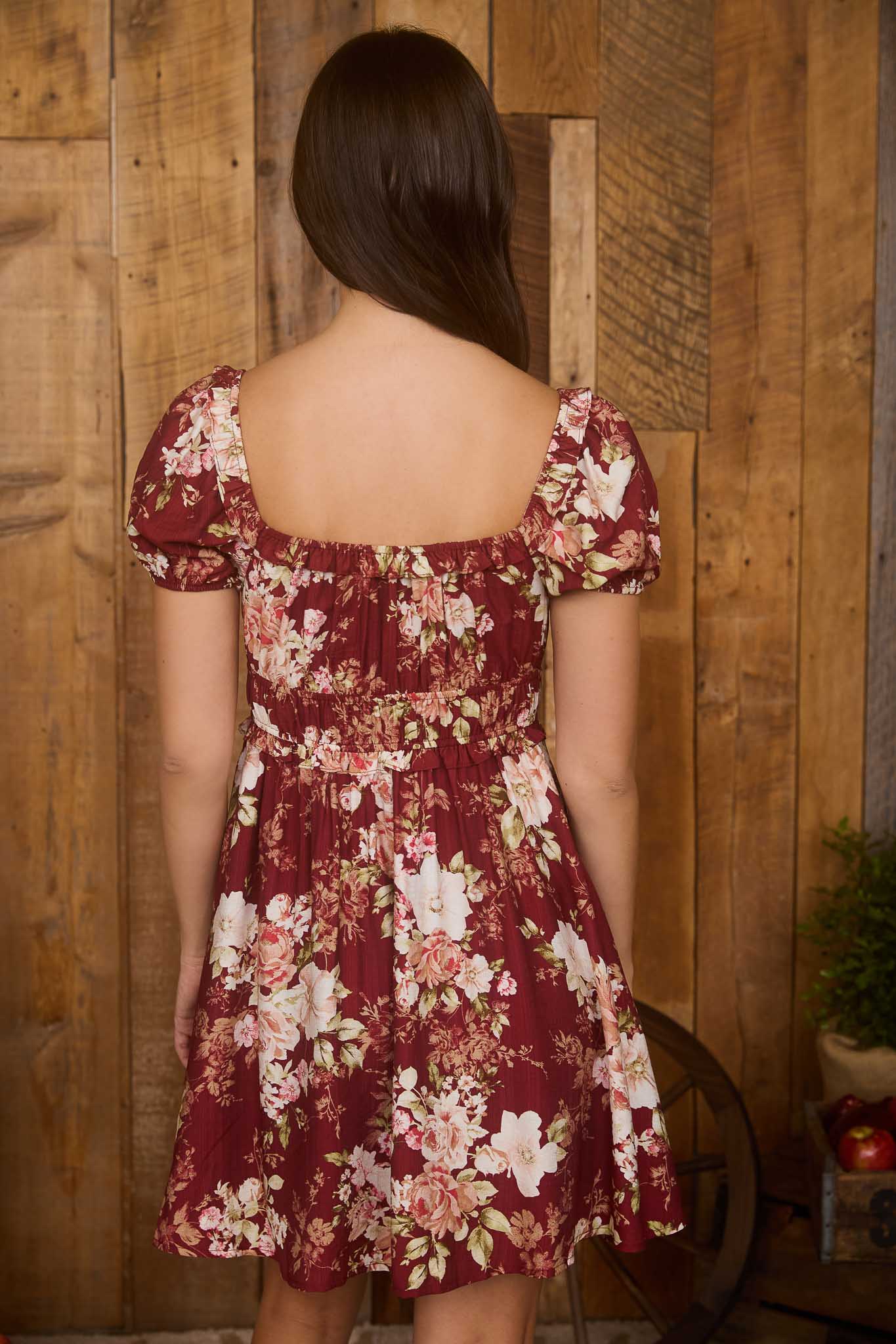 Heirloom Rose Mini Dress