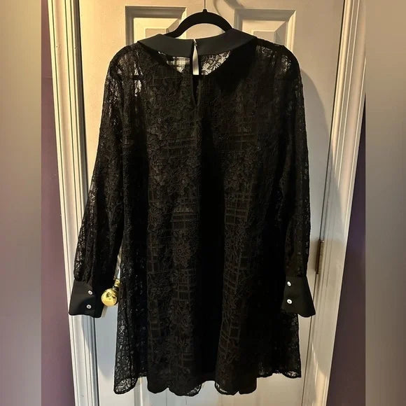 Thrifted- Modcloth Going Places In Lace Dress