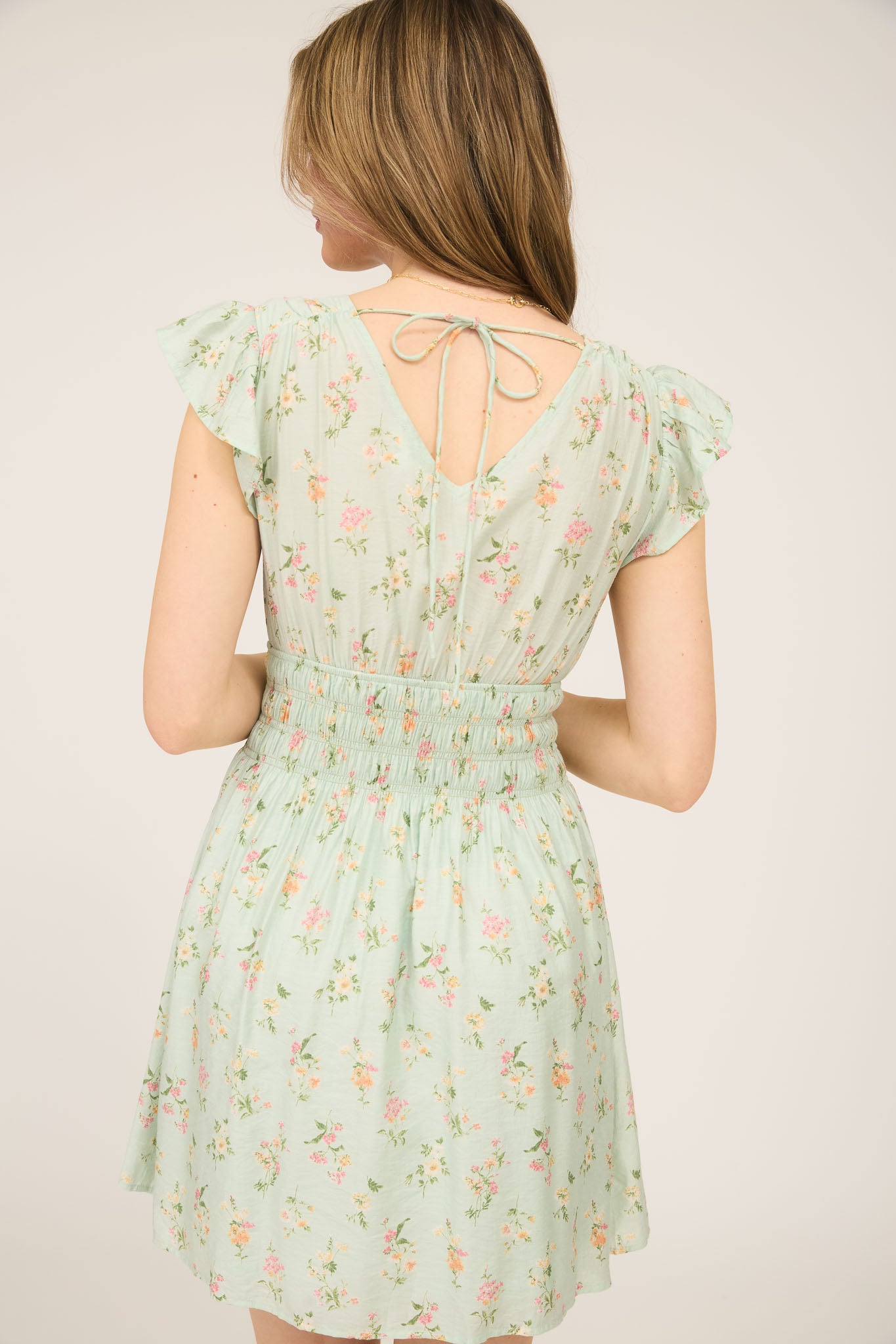 Garden Breeze Smocked Dress