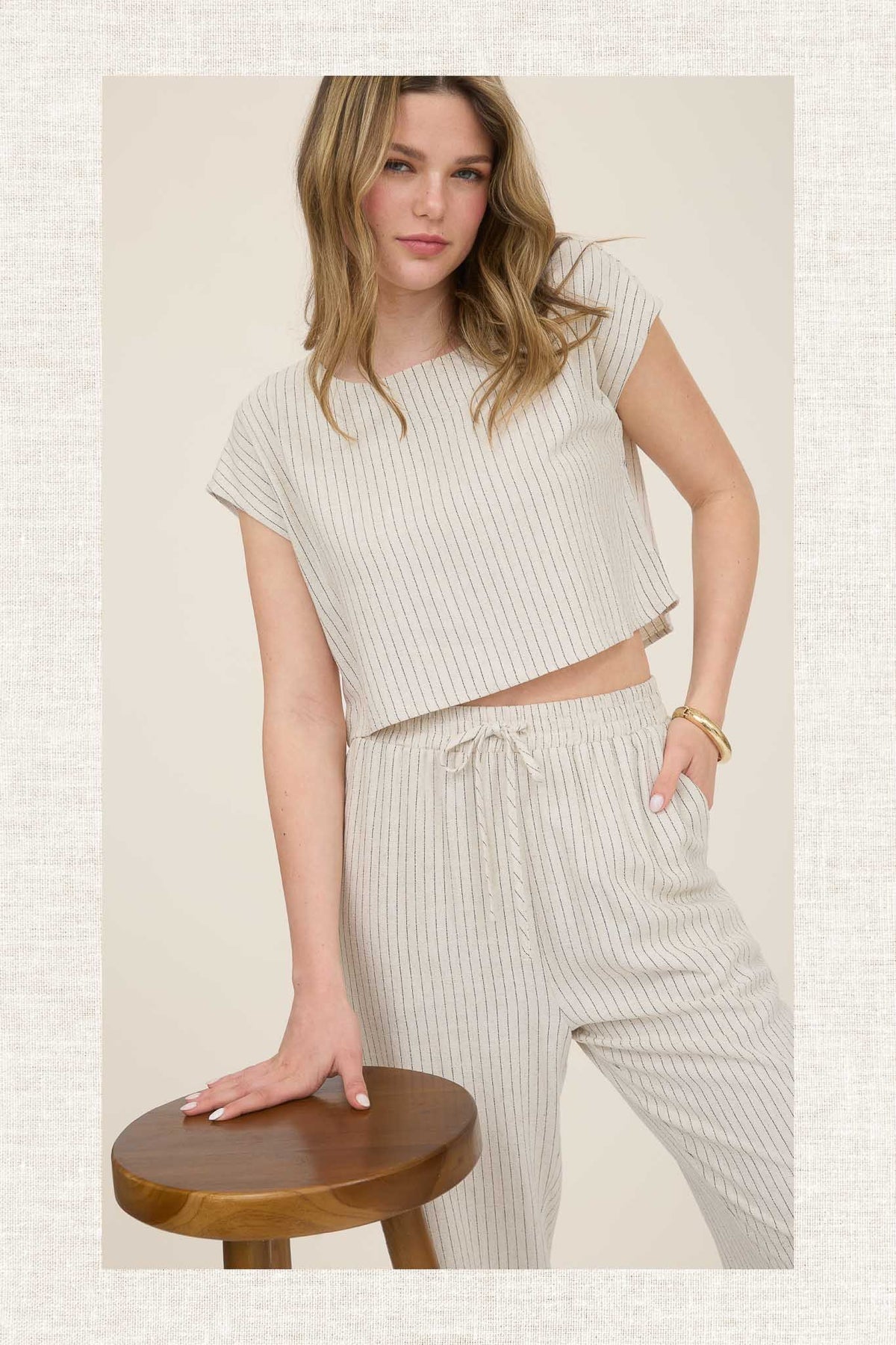 Haven Stripe Lounge Pant