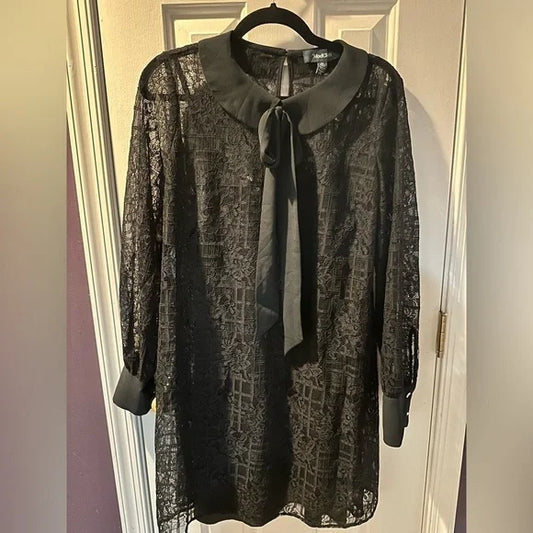 Thrifted- Modcloth Going Places In Lace Dress