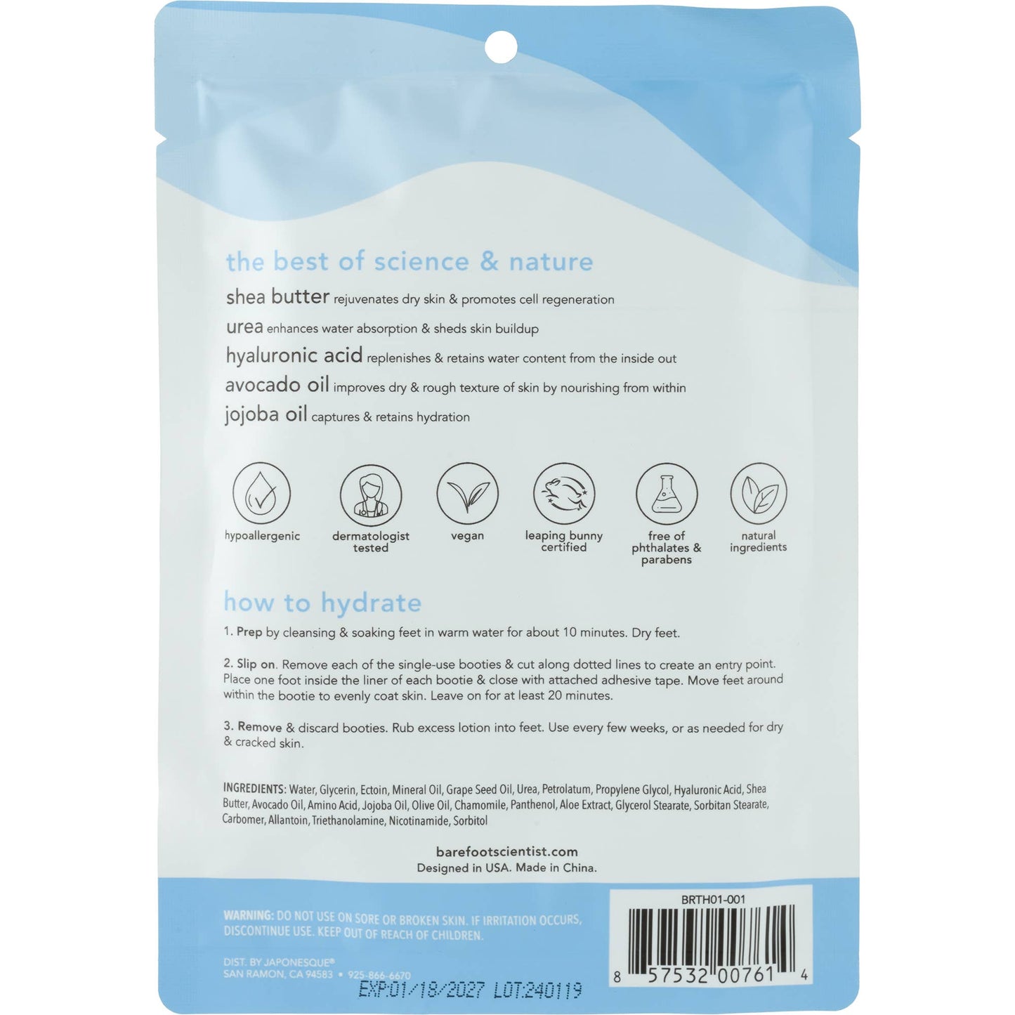 High Dive Hydrating Foot Mask + Shea Butter