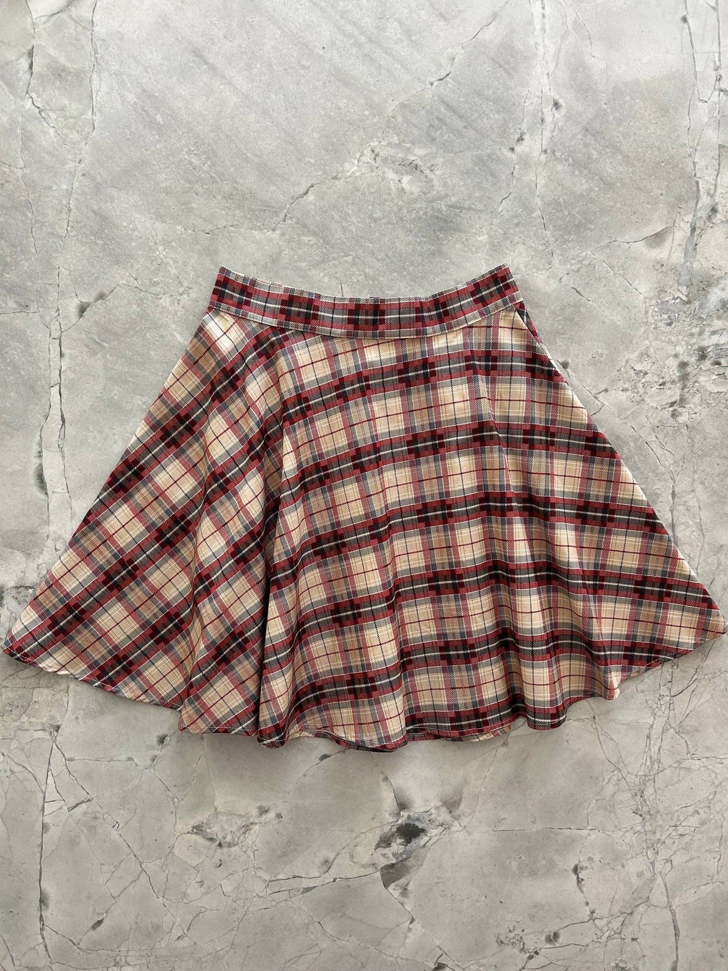 Plaid Skater Skirt